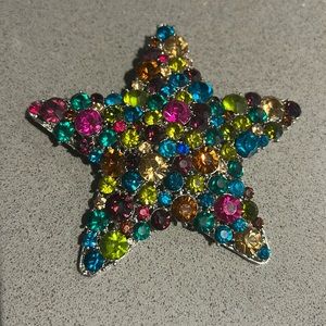 STAR Pendant Pin Brooch
